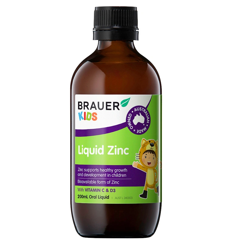 Thực phẩm bảo vệ sức khỏe Brauer Kids Liquid Zinc - 3